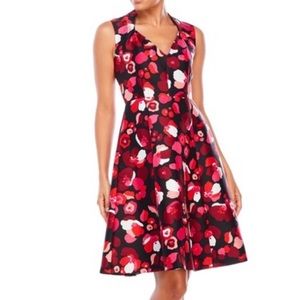 Kate Spade Falling Florals Fit and Flare Dress